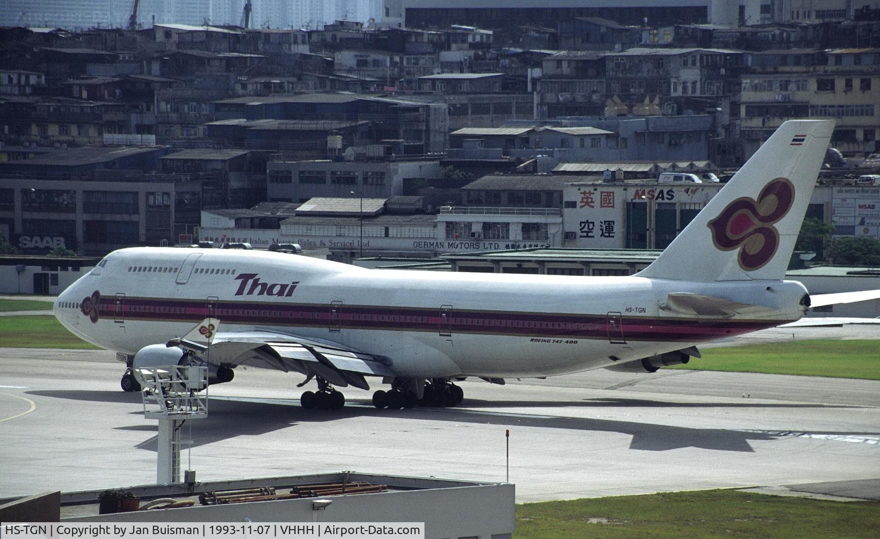 HS-TGN, 1992 Boeing 747-4D7 C/N 26615, Tahi Airways