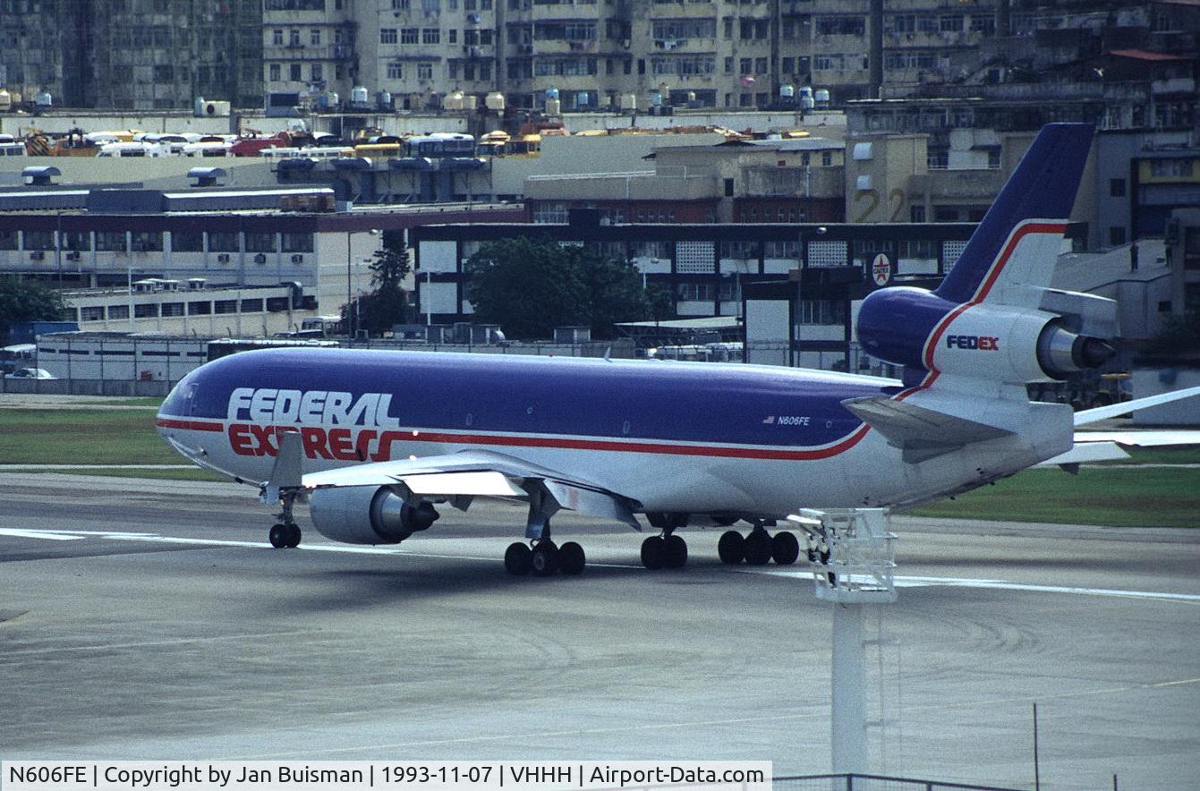 N606FE, 1993 McDonnell Douglas MD-11F C/N 48602, Federal Express