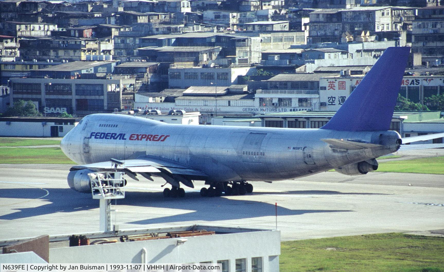 N639FE, 1979 Boeing 747-2R7F C/N 21650, Federal Express
