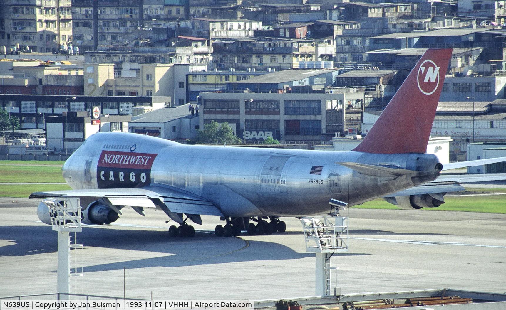 N639US, 1987 Boeing 747-251F C/N 23887, Northwest Airlines