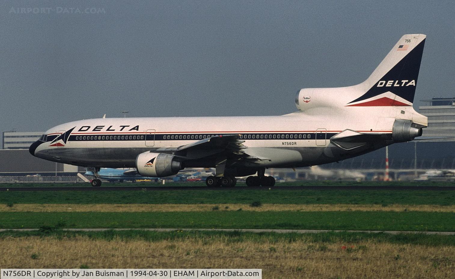 N756DR, 1980 Lockheed L-1011-385-3 TriStar 500 C/N 193Y-1185, Delta Air Lines