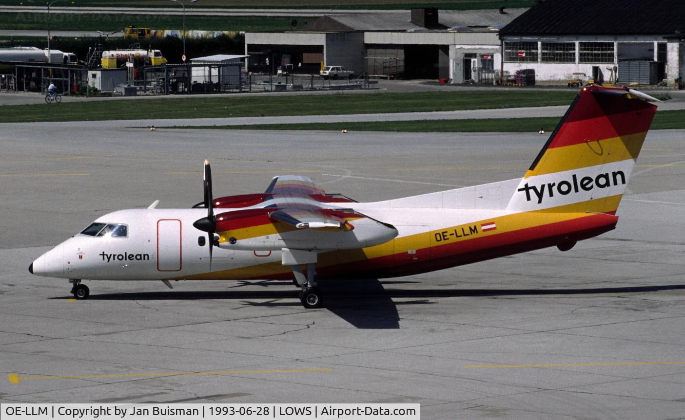 OE-LLM, 1990 De Havilland Canada DHC-8-102 Dash 8 C/N 203, Tyrolean