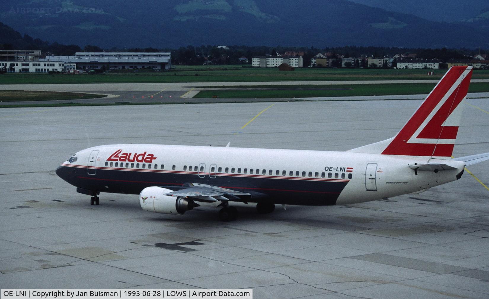 OE-LNI, 1993 Boeing 737-4Z9 C/N 27094, Lauda Air