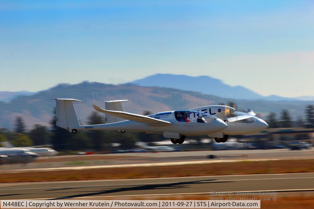 N448EC, 2011 Pipistrel Taurus G4 C/N 2011G4, Taurus G4 landing at STS during the NASA CAFE Challenge 2011