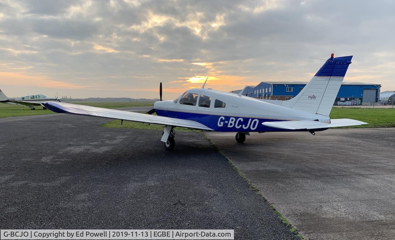 G-BCJO, 1974 Piper PA-28R-200-2 Cherokee Arrow II C/N 28R-7435272, Aircraft on the day it changed ownership