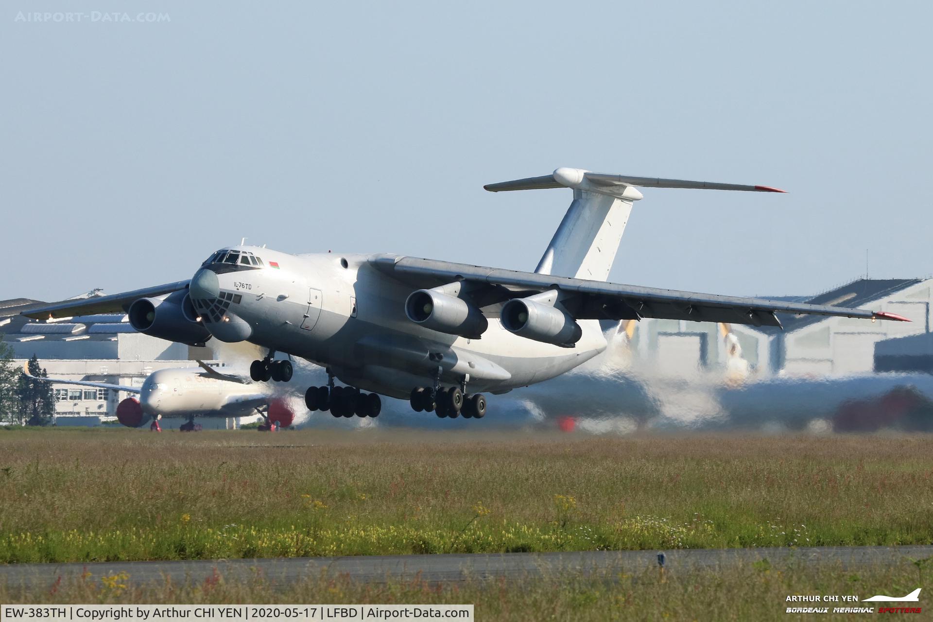 EW-383TH, 1991 Ilyushin Il-76TD C/N 1013405177, En route to Heraklion.