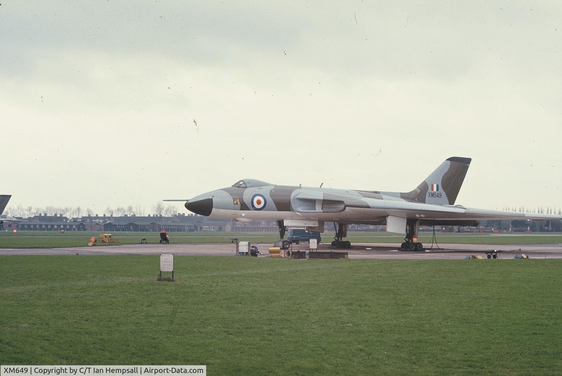 XM649, 1964 Avro Vulcan B.2 C/N Set 81, Location unknown but most likely Scampton or Waddington