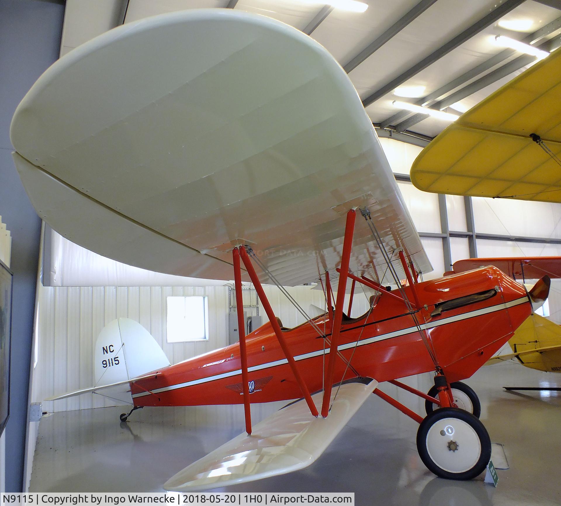 N9115, 1929 Bird A C/N 1007, Brunner-Winkle Bird A at the Aircraft Restoration Museum at Creve Coeur airfield, Maryland Heights MO