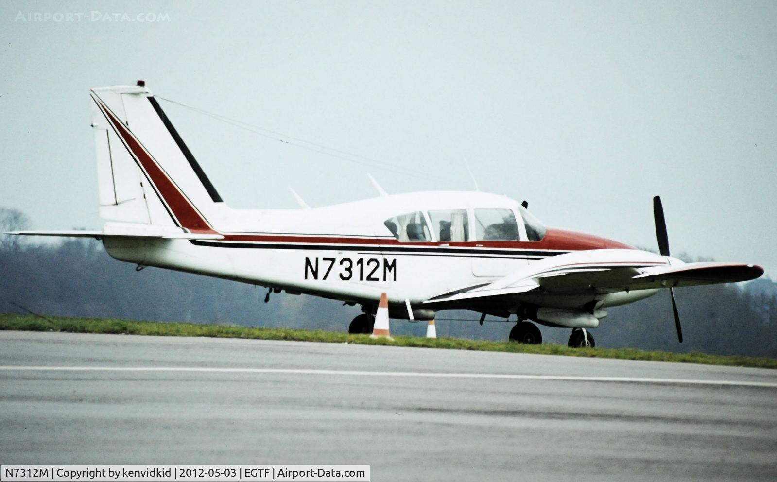 N7312M, Piper Aztec 250 C/N 27-4335, At Fairoaks in the mid 1970's.
Copied from slide.
