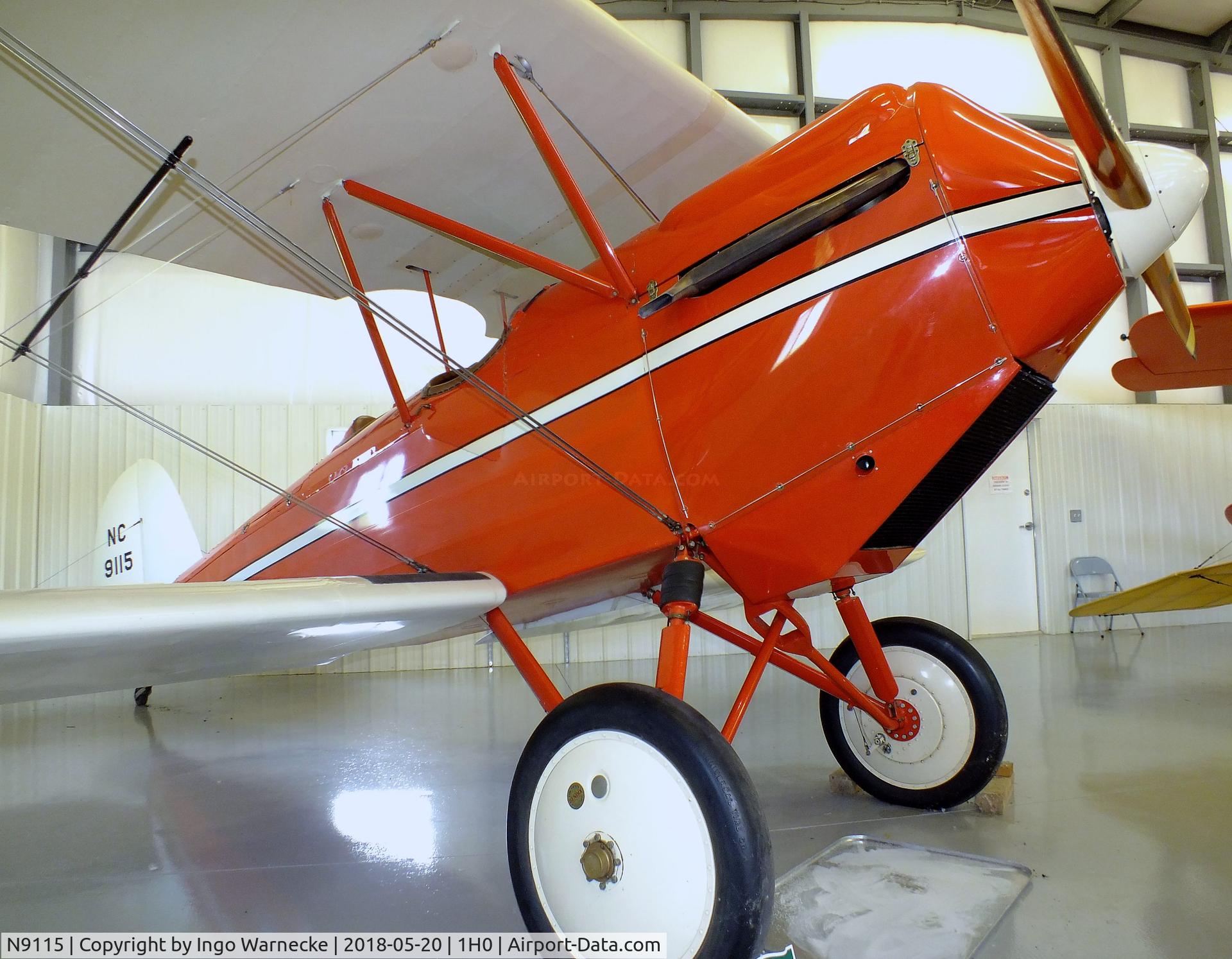 N9115, 1929 Bird A C/N 1007, Brunner-Winkle Bird A at the Aircraft Restoration Museum at Creve Coeur airfield, Maryland Heights MO
