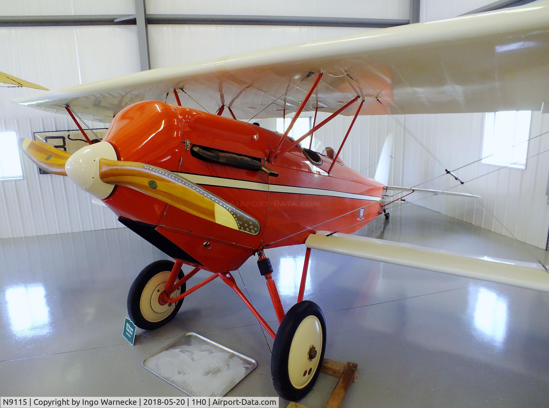 N9115, 1929 Bird A C/N 1007, Brunner-Winkle Bird A at the Aircraft Restoration Museum at Creve Coeur airfield, Maryland Heights MO
