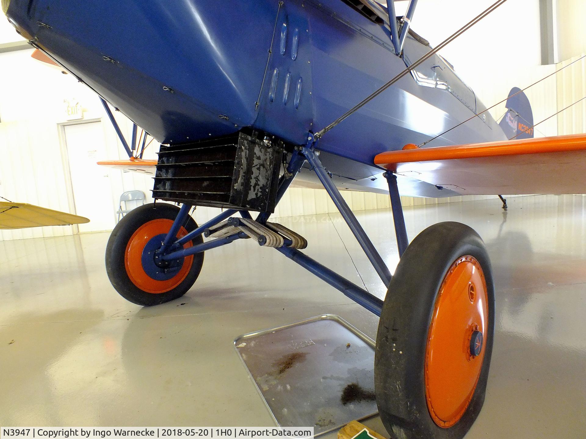 N3947, 1928 Travel Air 3000 C/N 321, Travel Air 3000 at the Aircraft Restoration Museum at Creve Coeur airfield, Maryland Heights MO