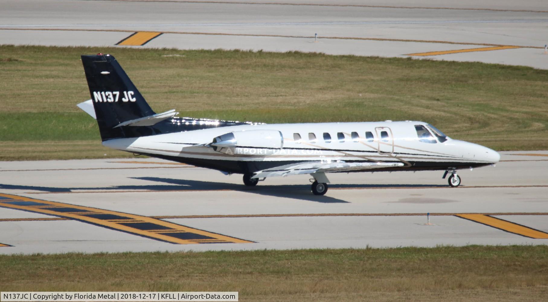 N137JC, 1991 Cessna 560 Citation V C/N 560-0137, FLL 2018