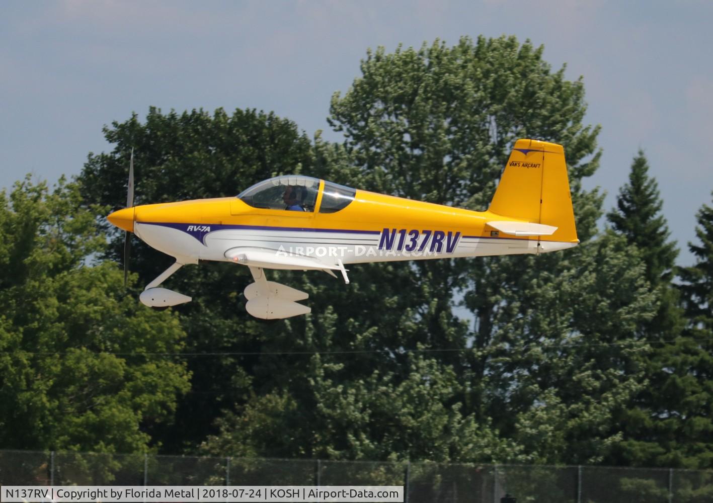 N137RV, 2001 Vans RV-7 C/N 1, OSH 2018