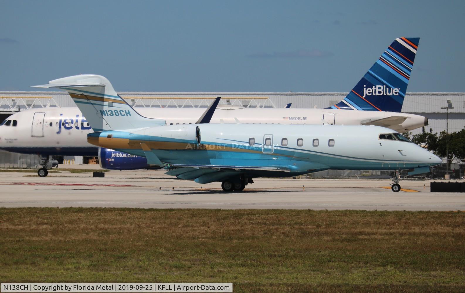 N138CH, Bombardier Challenger 300 (BD-100-1A10) C/N 20249, FLL 2019