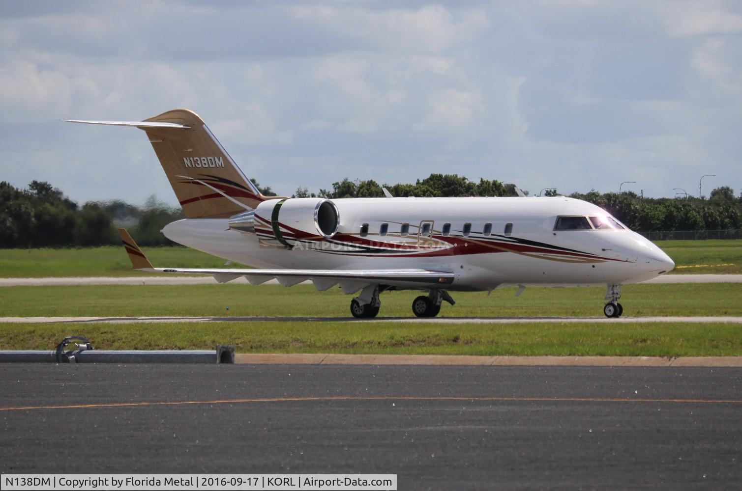 N138DM, 2007 Bombardier Challenger 605 (CL-600-2B16) C/N 5702, ORL 2017