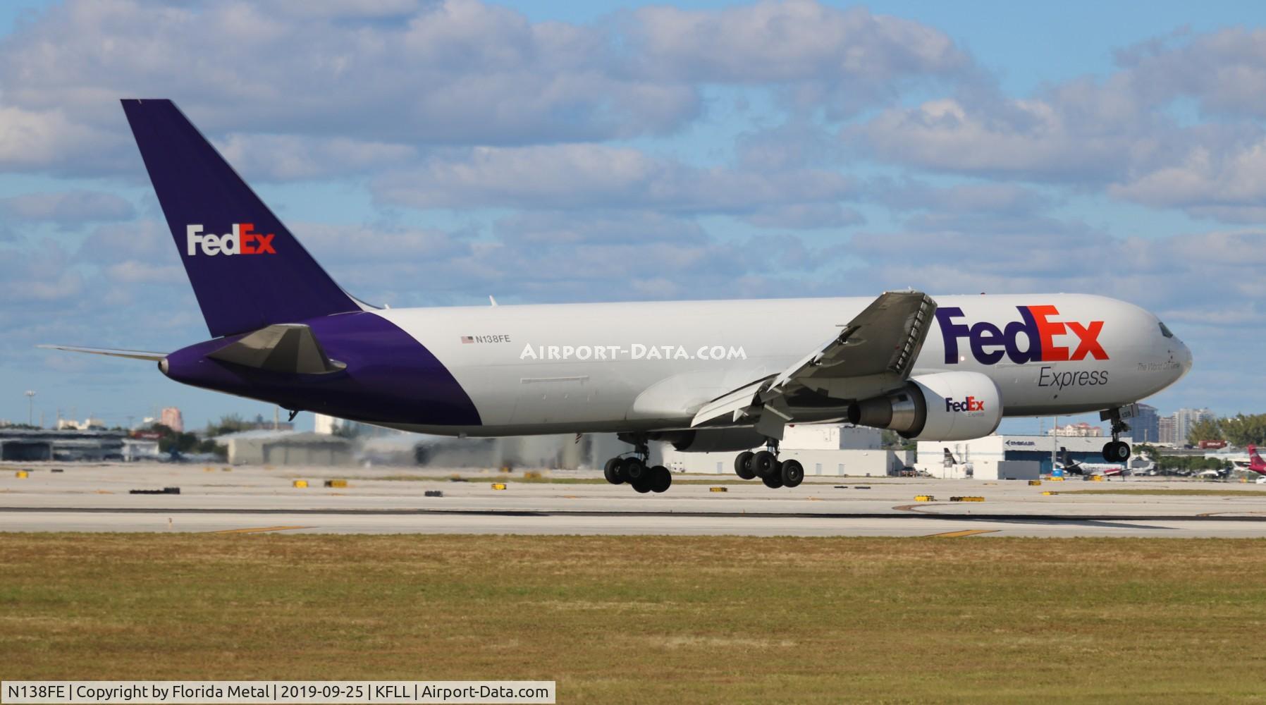 N138FE, 2016 Boeing 767-3S2F/ER C/N 43723, FLL 2019