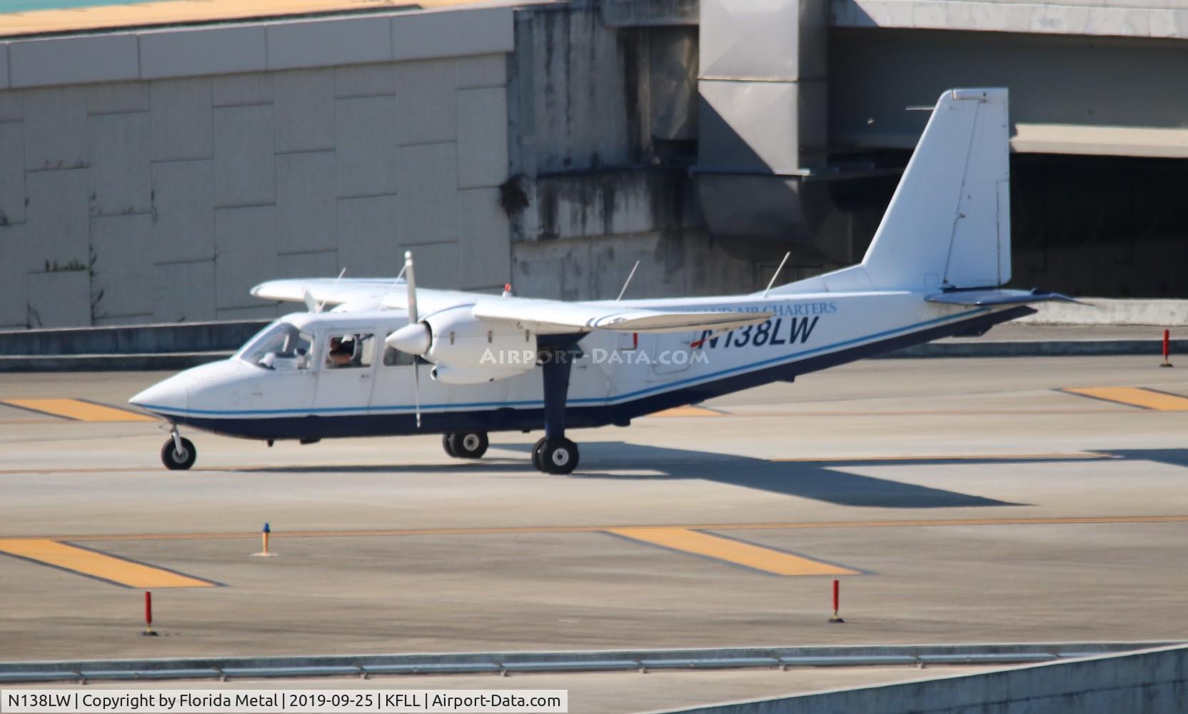 N138LW, 1978 Britten-Norman BN-2A-27 Islander C/N 138, FLL 2019