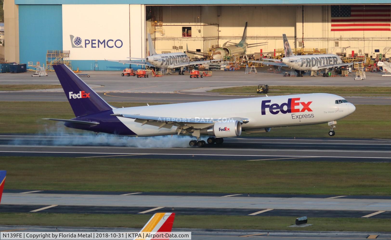 N139FE, 2016 Boeing 767-300F/ER C/N 43538, TPA 2018