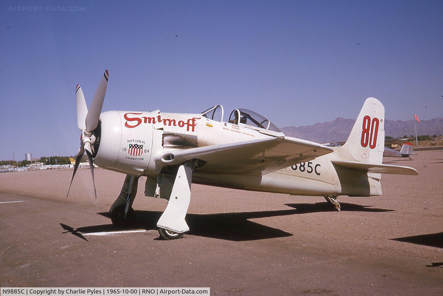 N9885C, 1949 Grumman F8F-2 (G58) Bearcat C/N D.1125, 1964 Reno Champ
