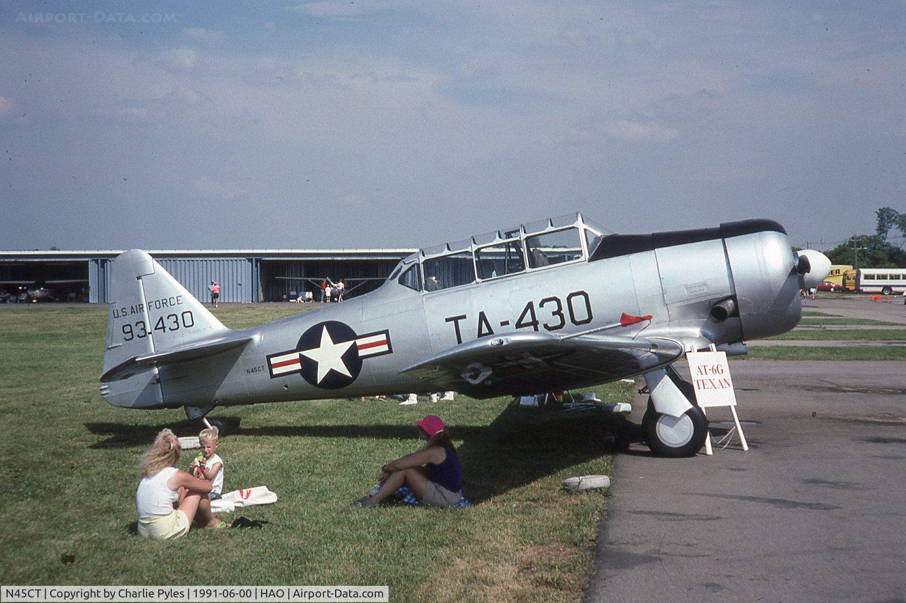 N45CT, 1951 North American T-6G Texan C/N 168-544, Beautiful polish job