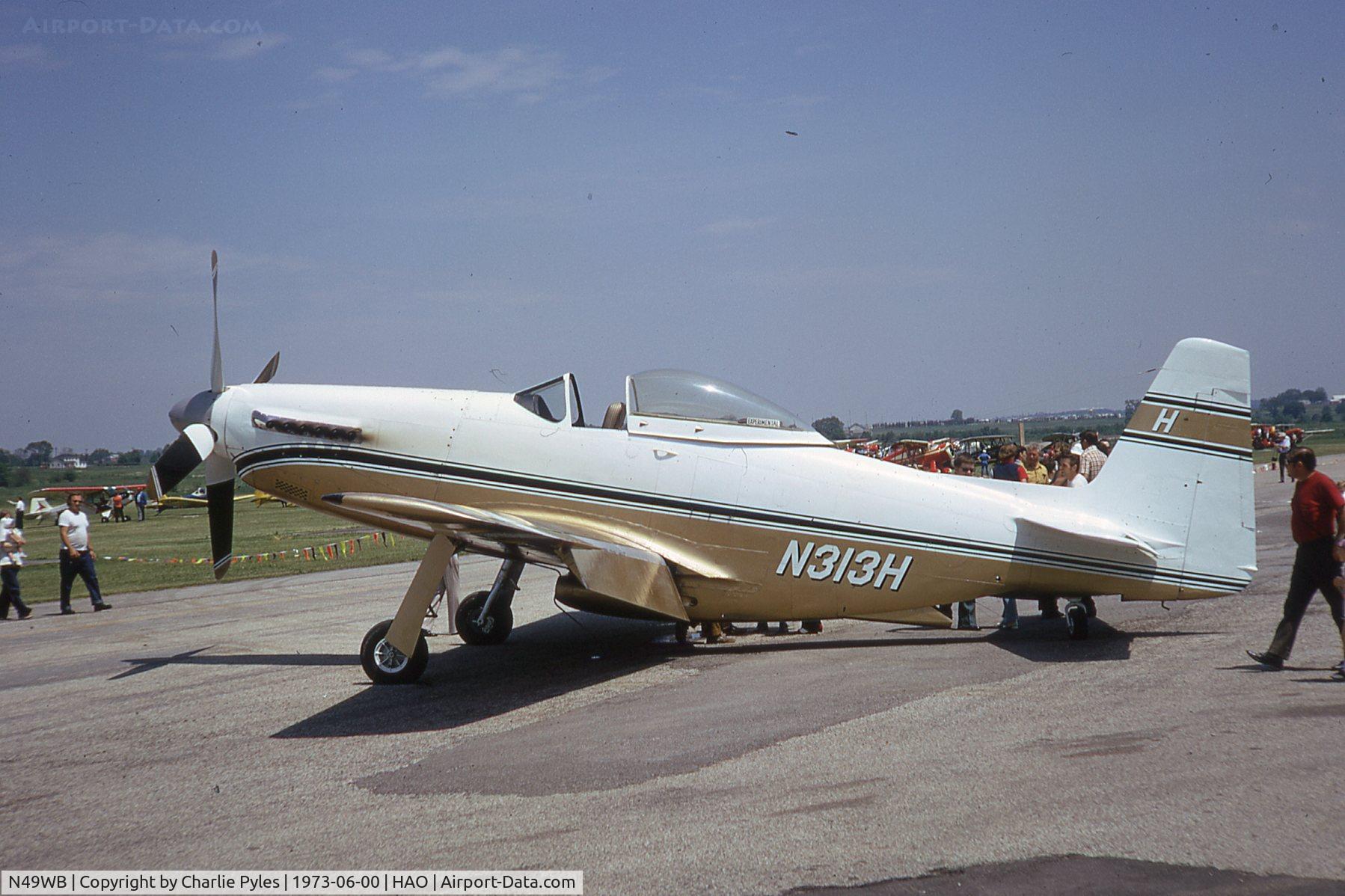 N49WB, 1944 North American F-51-H-5-NA C/N 44-64415, Before it became N49WB, it belonged to Bill Hogan