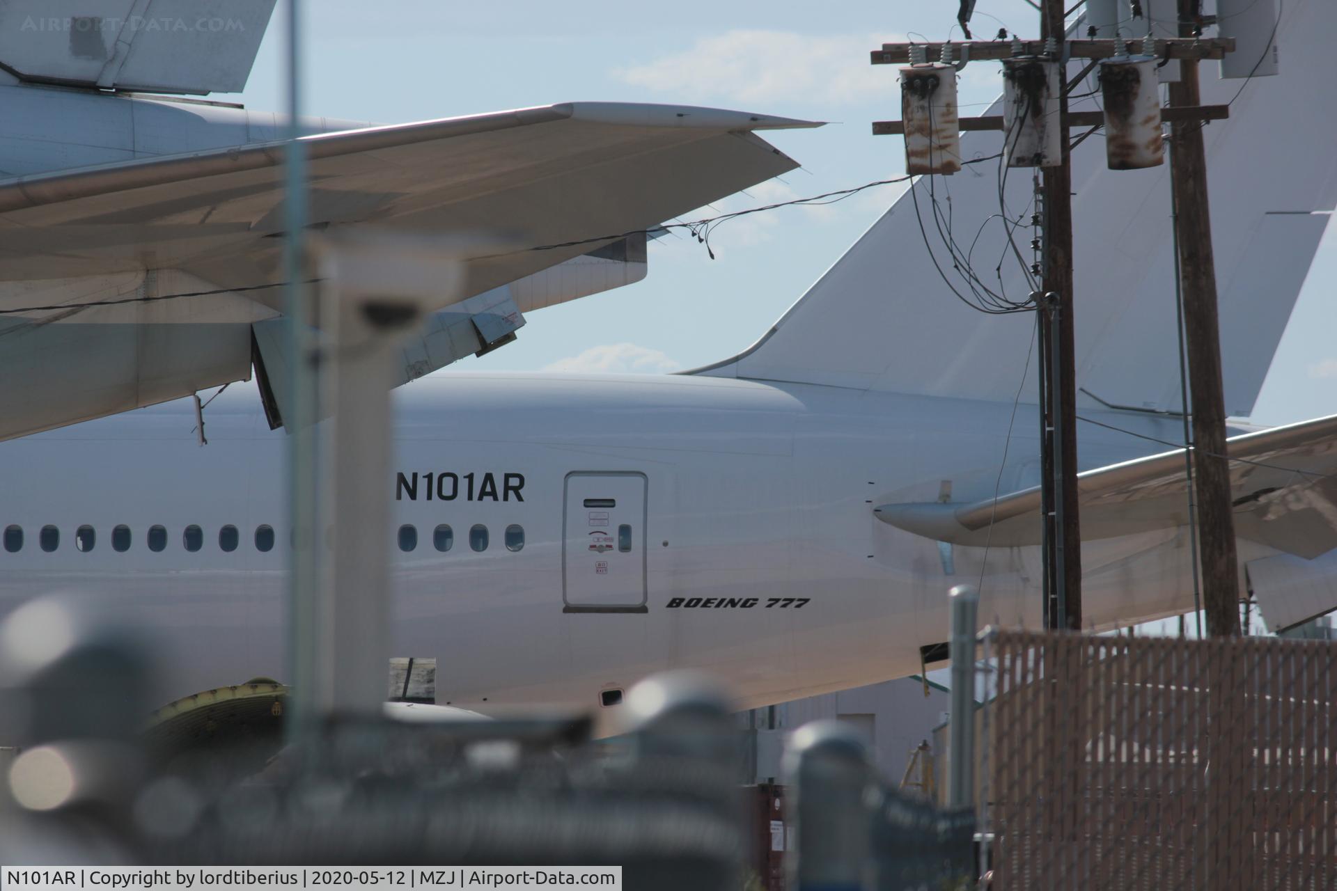 N101AR, 1997 Boeing 777-246 C/N 27651, At Pinal Airpark (MZJ) on Tuesday, ?May ?12, ?2020, ??5:02:44 PM