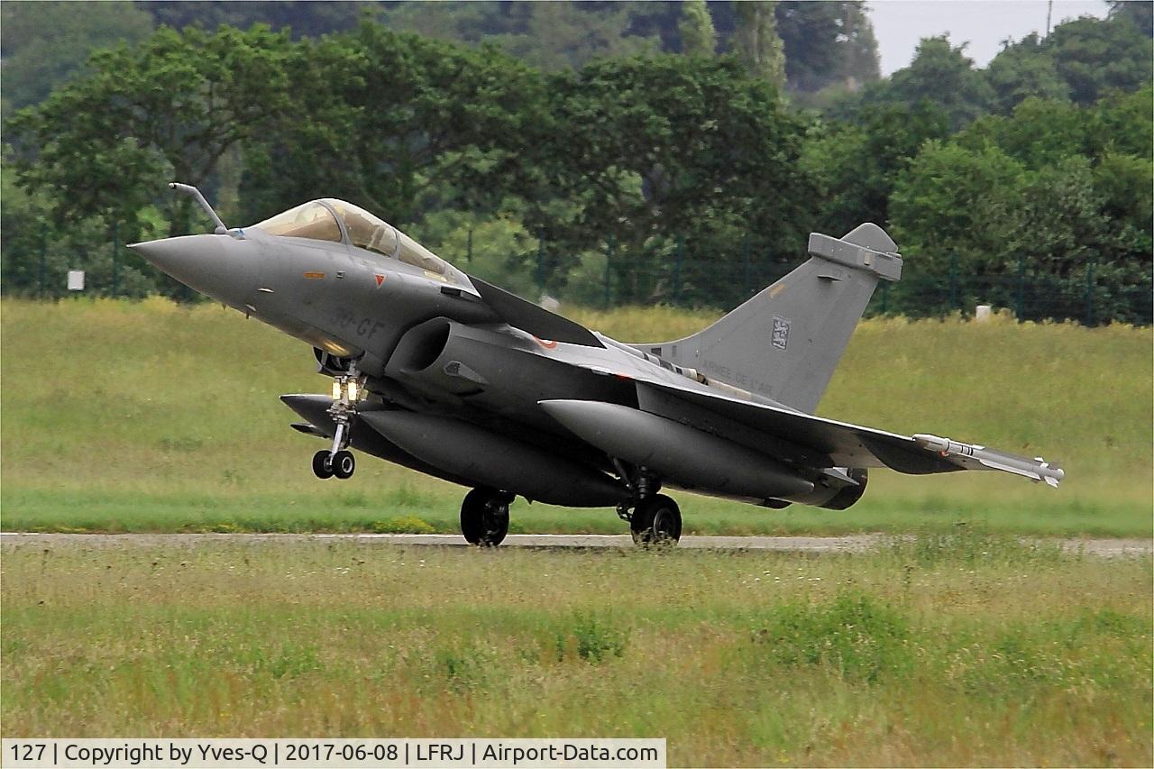 127, Dassault Rafale C C/N 127, Dassault Rafale C, Landing rwy 26, Landivisiau Naval Air Base (LFRJ) Tiger Meet 2017