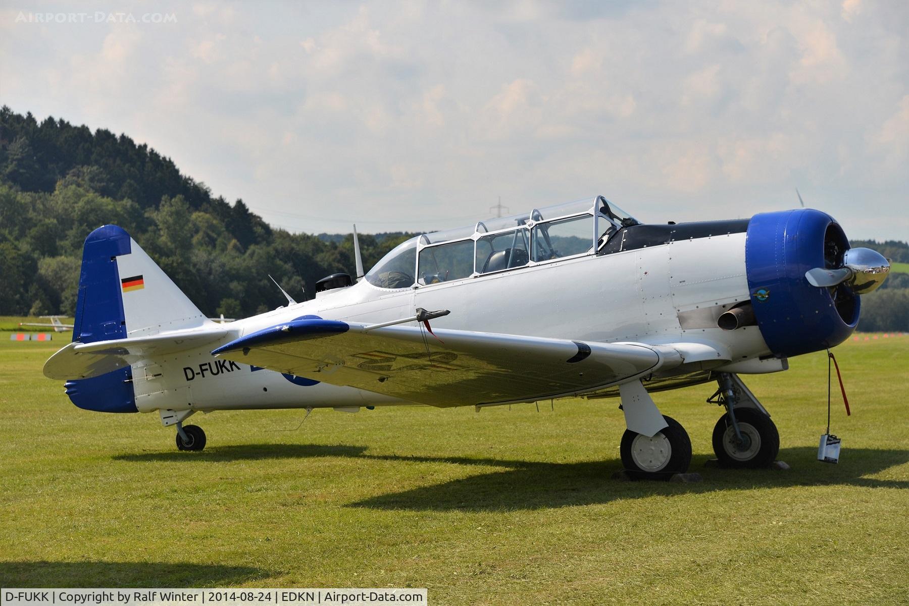 D-FUKK, Canadian Car & Foundry T-6 Harvard Mk4 C/N CCF4-046, Canadian Car and Foundry Harvard 4 - Private - CCF4-46 - D-FUKK - 24.08.2014 - EDKN
