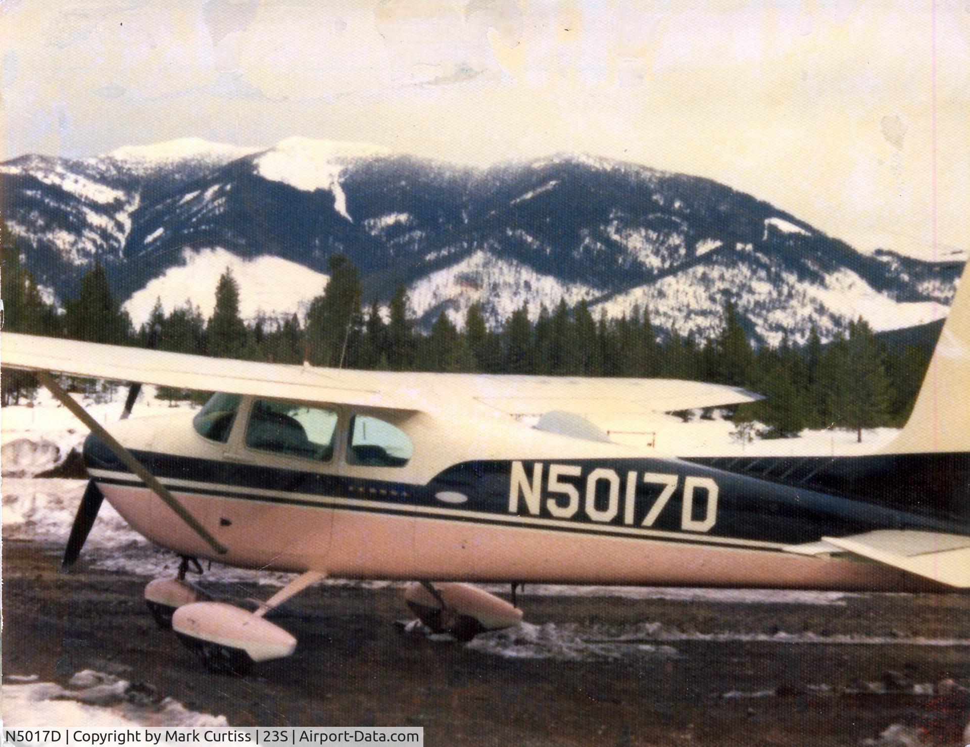N5017D, 1958 Cessna 182A Skylane C/N 51117, My Dad's plane in Seeley Lake, Mt. around 1975