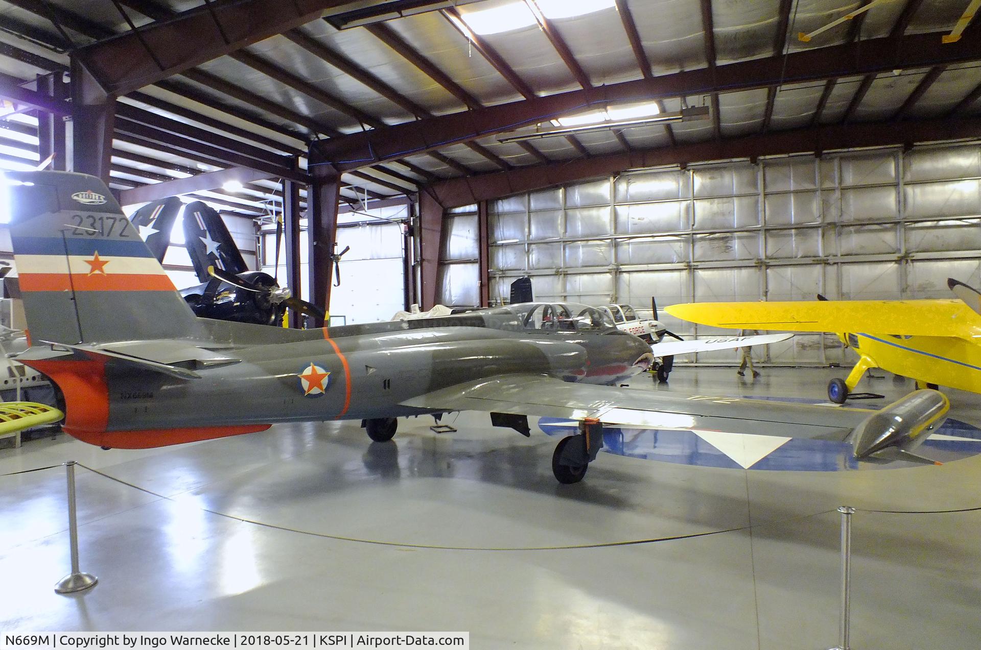 N669M, 1967 Soko G-2A Galeb C/N 23172, Soko G-2A Galeb at the Air Combat Museum, Springfield IL