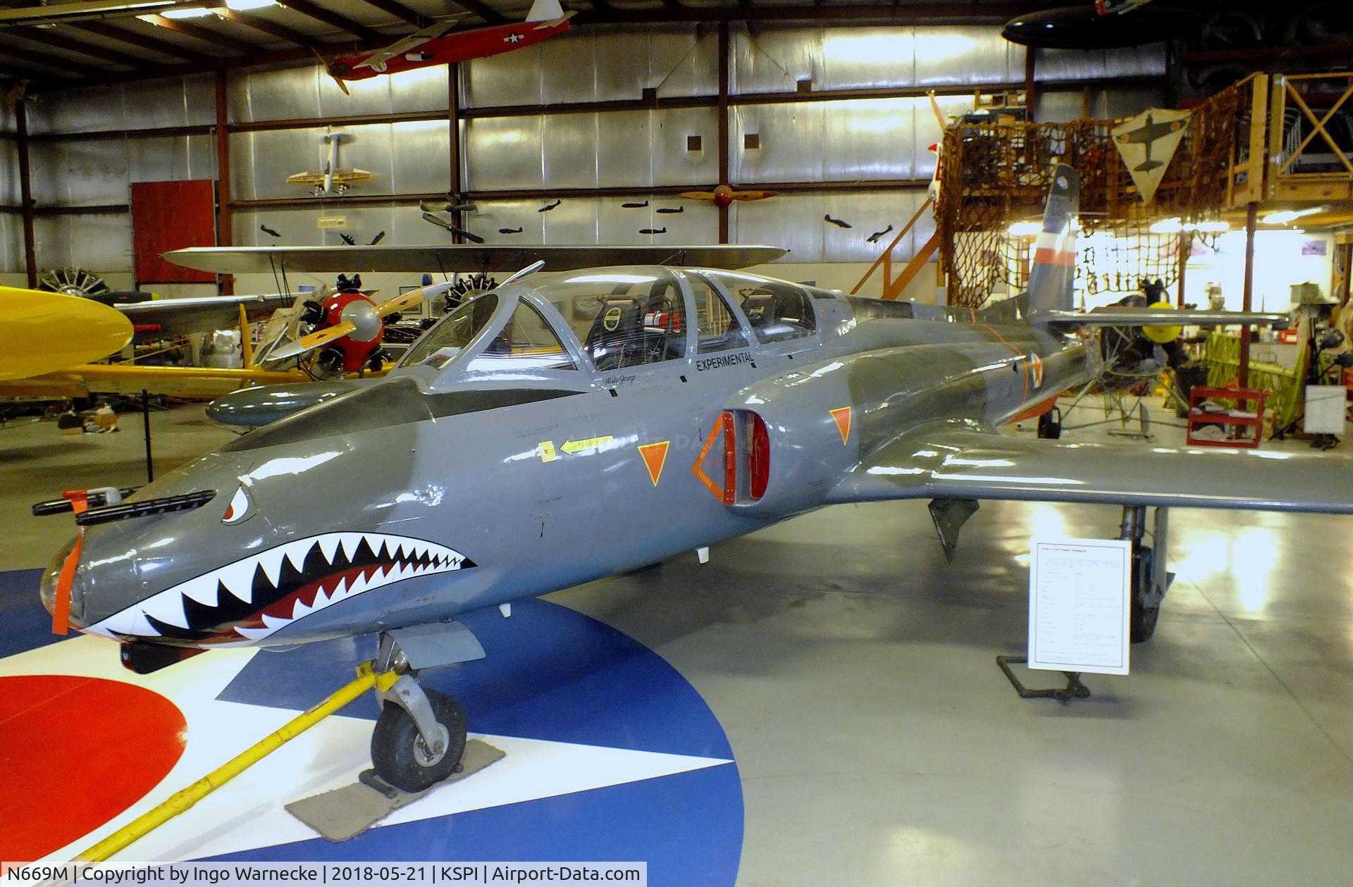 N669M, 1967 Soko G-2A Galeb C/N 23172, Soko G-2A Galeb at the Air Combat Museum, Springfield IL