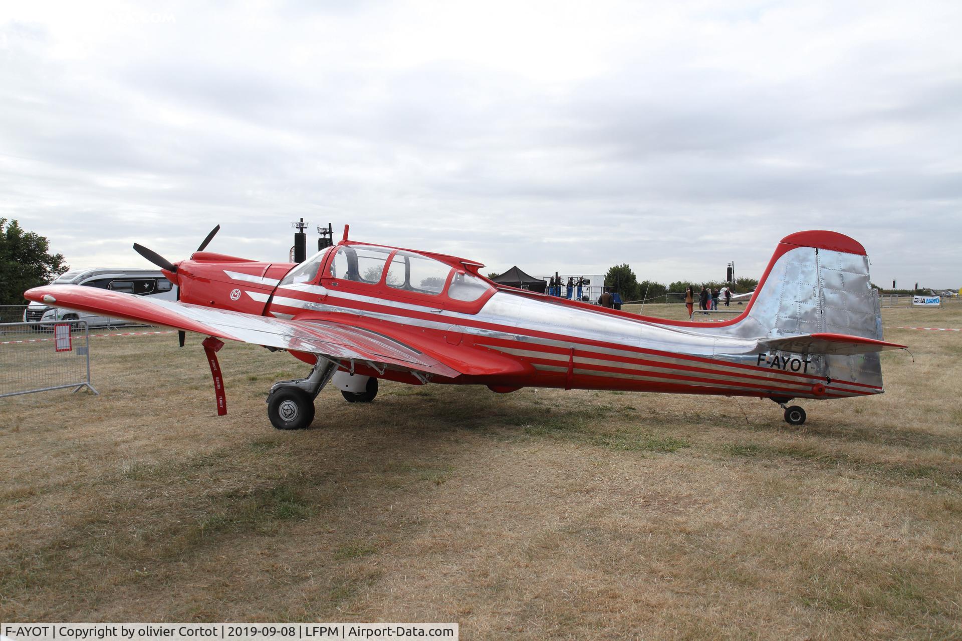 F-AYOT, 1958 Morane-Saulnier MS-733 Alcyon C/N 134, Melun airshow 2019