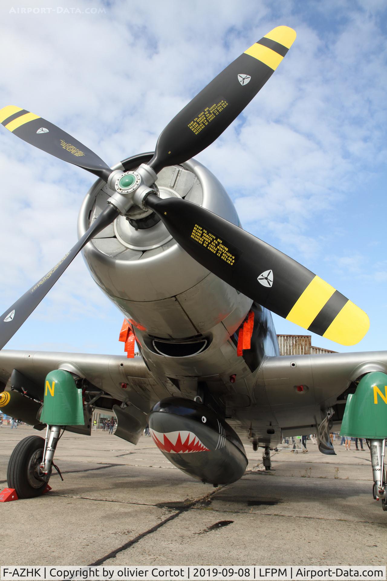 F-AZHK, Douglas AD-4N Skyraider C/N 7802, 2019 Melun airshow
