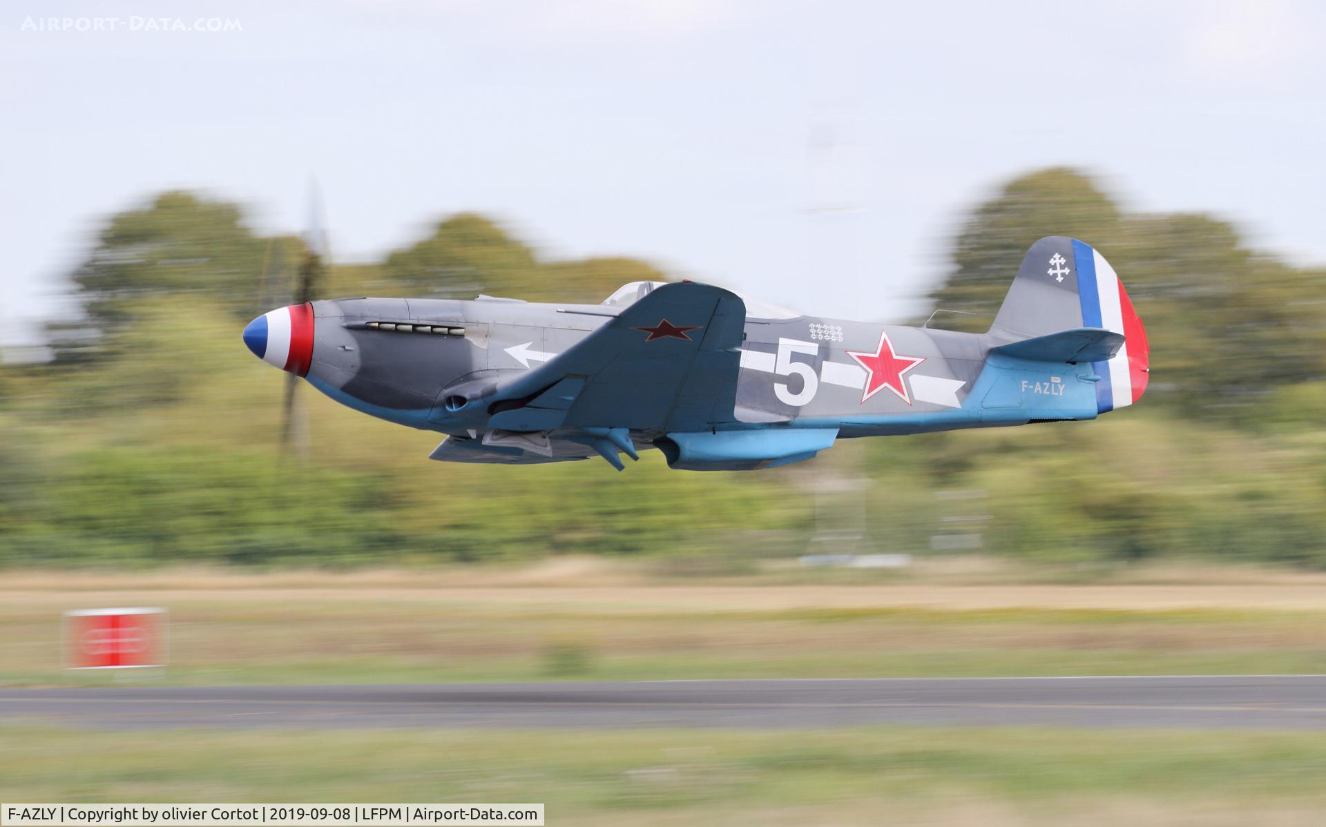 F-AZLY, Yakovlev Yak-3U C/N 172890, 2019 Melun airshow