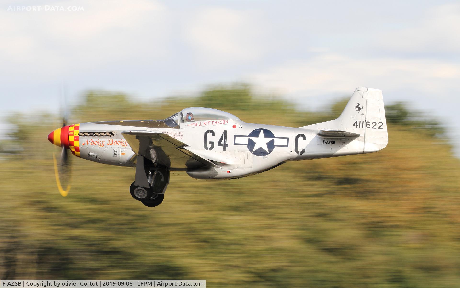 F-AZSB, 1944 North American P-51D Mustang C/N 122-40967, 2019 Melun airshow