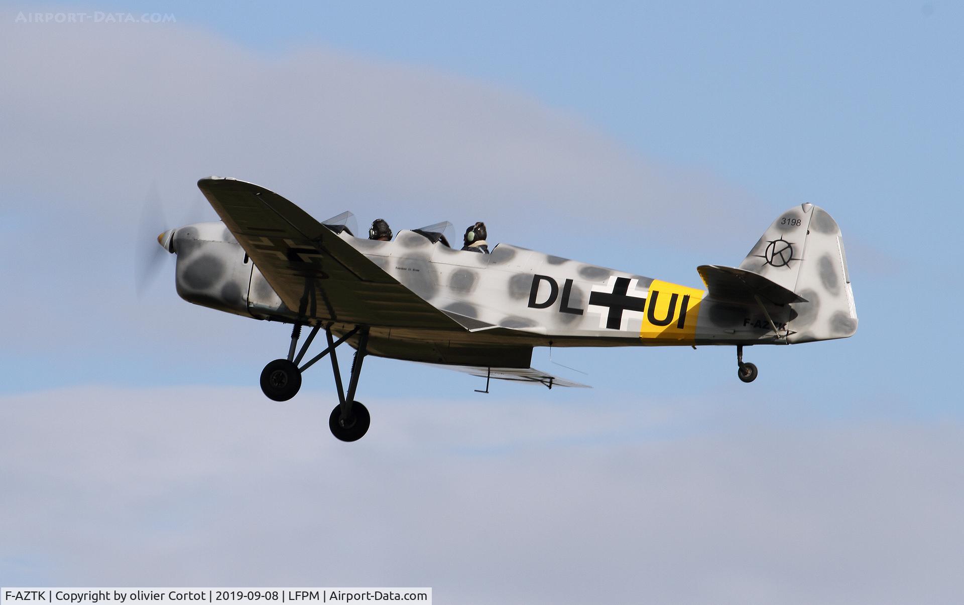 F-AZTK, 1940 Klemm Kl-35D C/N 1854, 2019 Melun airshow