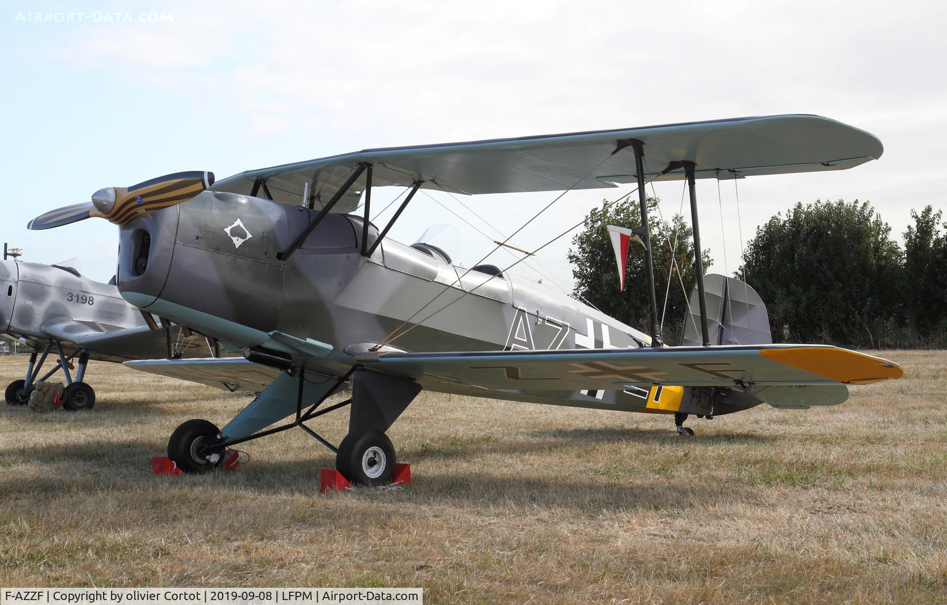 F-AZZF, CASA 1-131E Jungmann C/N 2128, 2019 Melun airshow