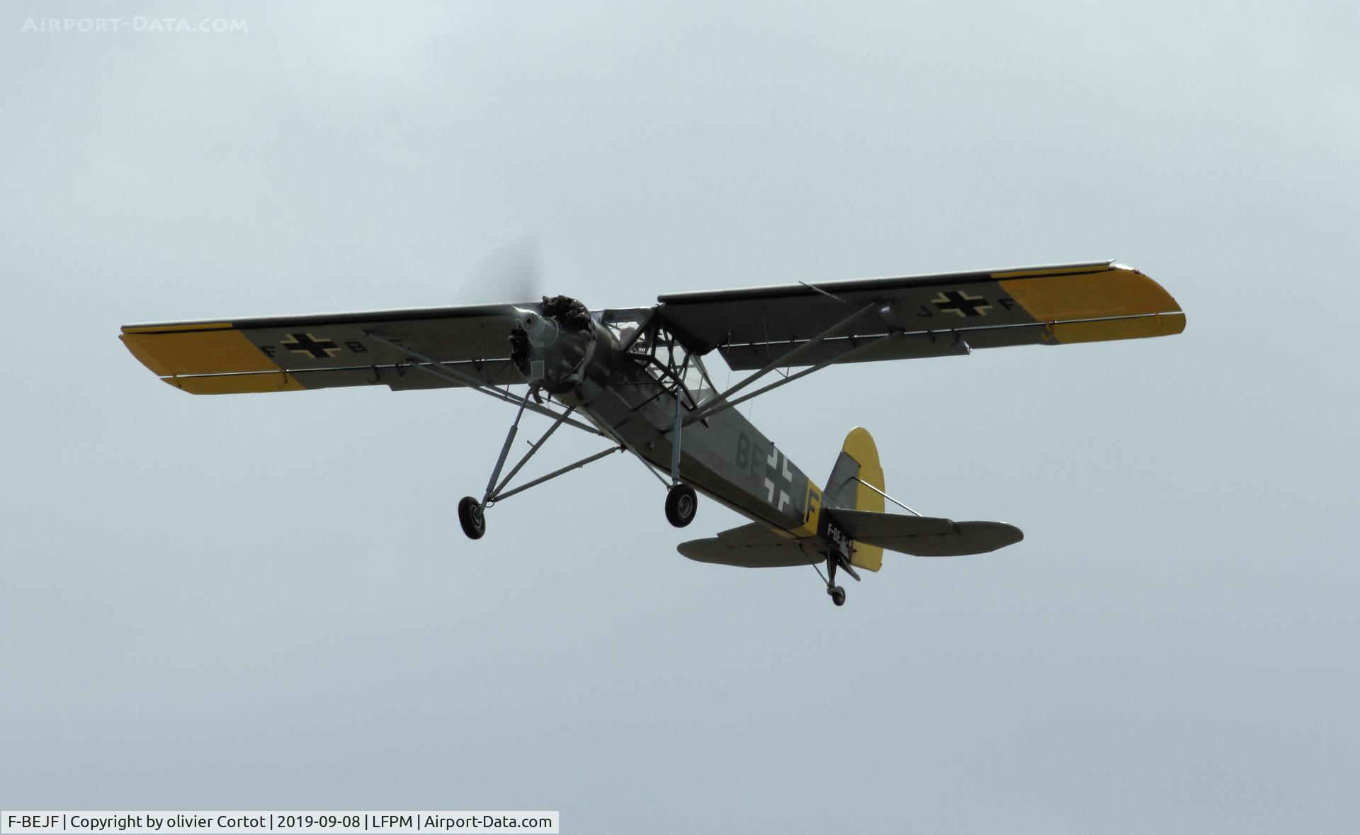 F-BEJF, Morane-Saulnier MS-505 Criquet C/N 654, 2019 Melun airshow