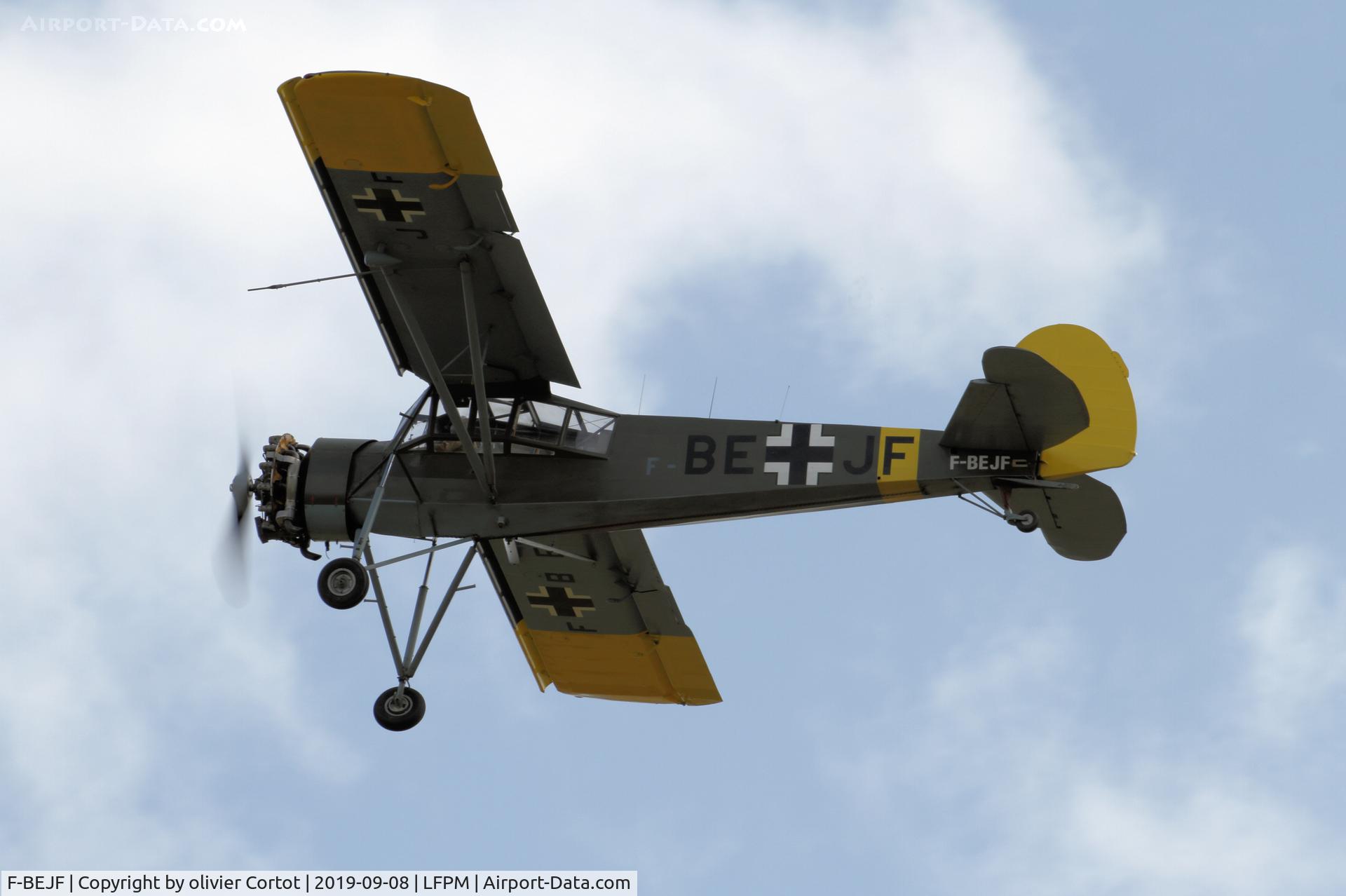 F-BEJF, Morane-Saulnier MS-505 Criquet C/N 654, 2019 Melun airshow
