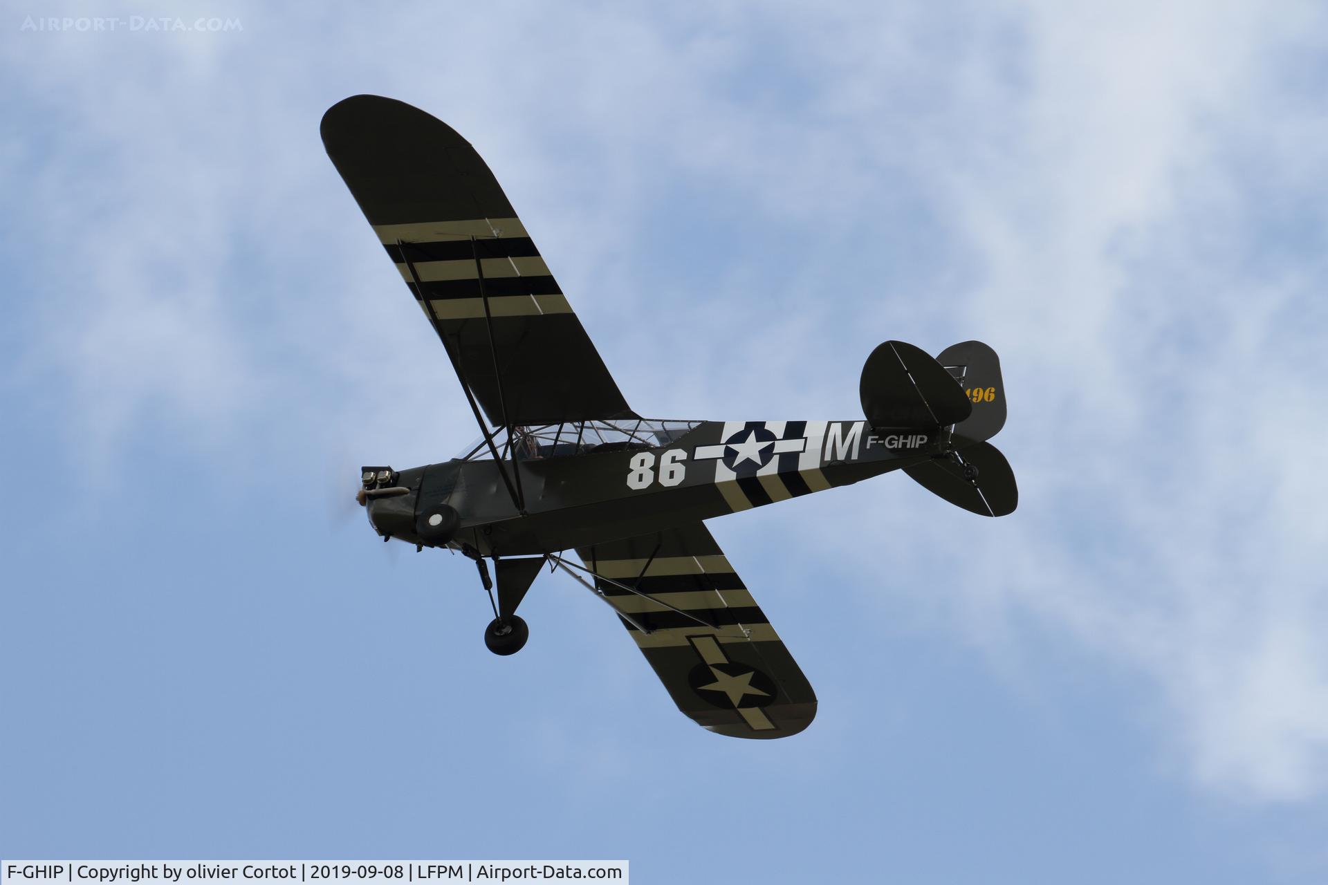 F-GHIP, Piper J3C-65 Cub Cub C/N 9357, 2019 Melun airshow