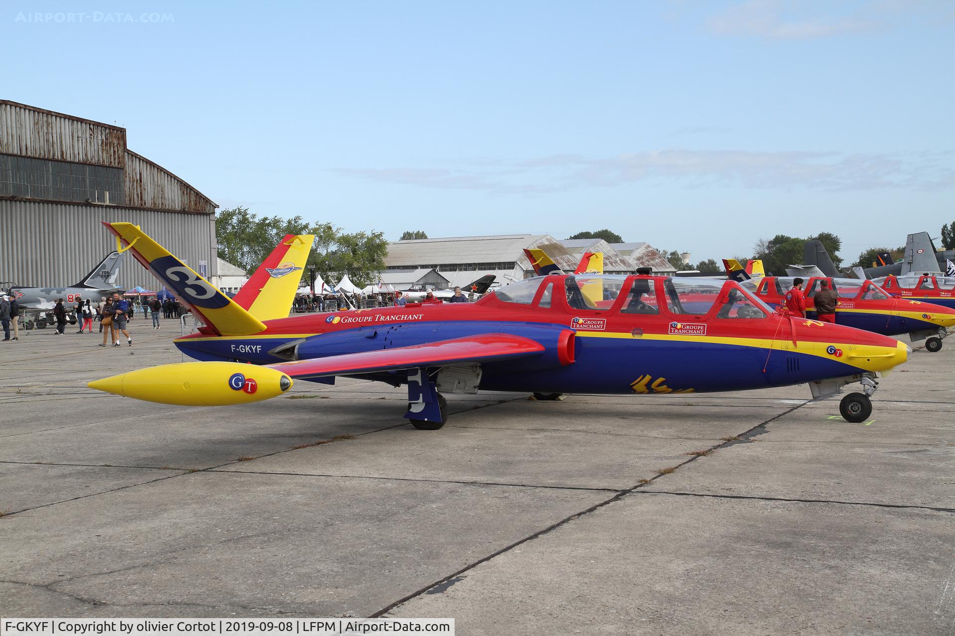 F-GKYF, Fouga CM-170 Magister C/N 315, 2019 Melun airshow