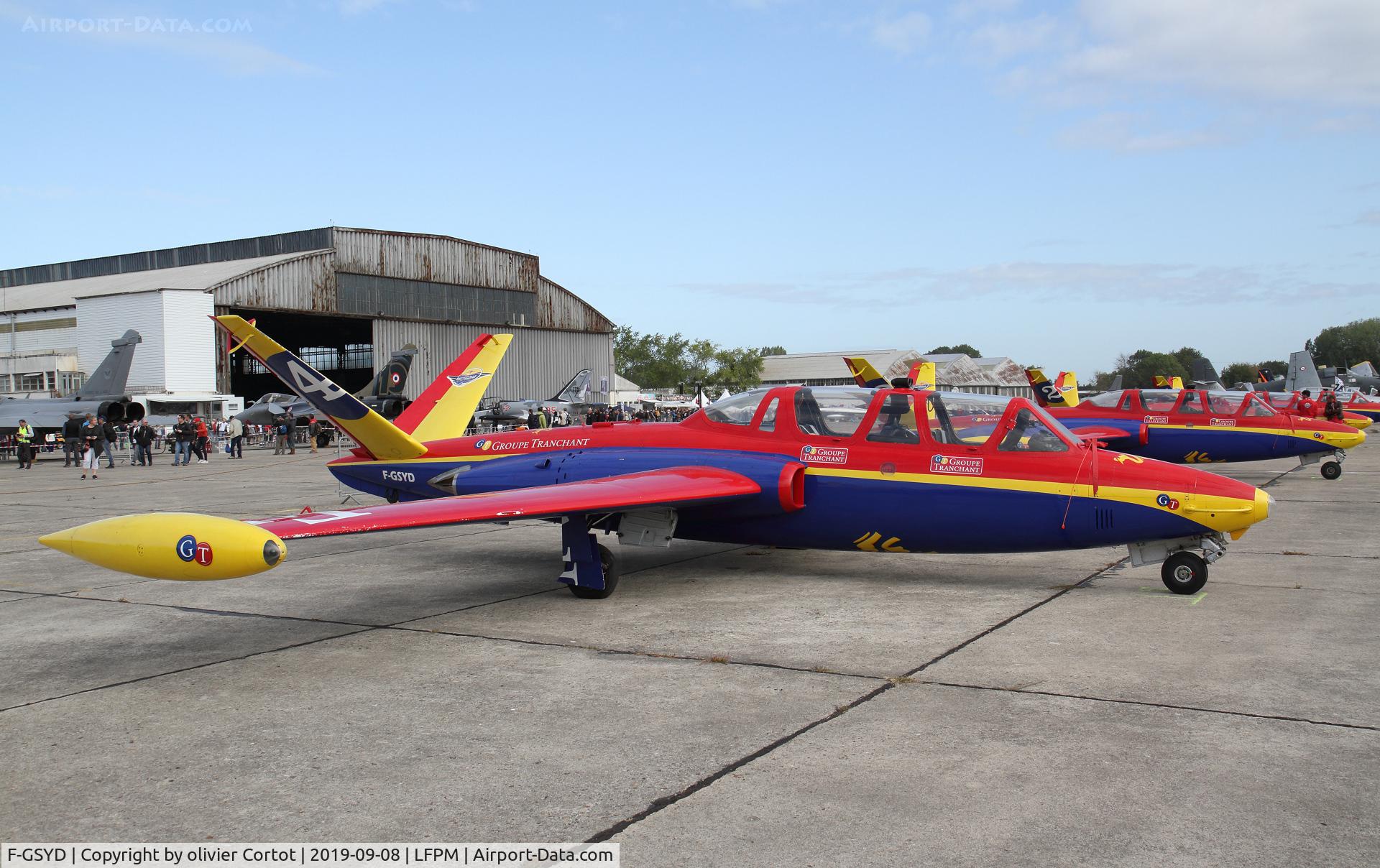 F-GSYD, Fouga CM-170 Magister C/N 455, 2019 Melun airshow