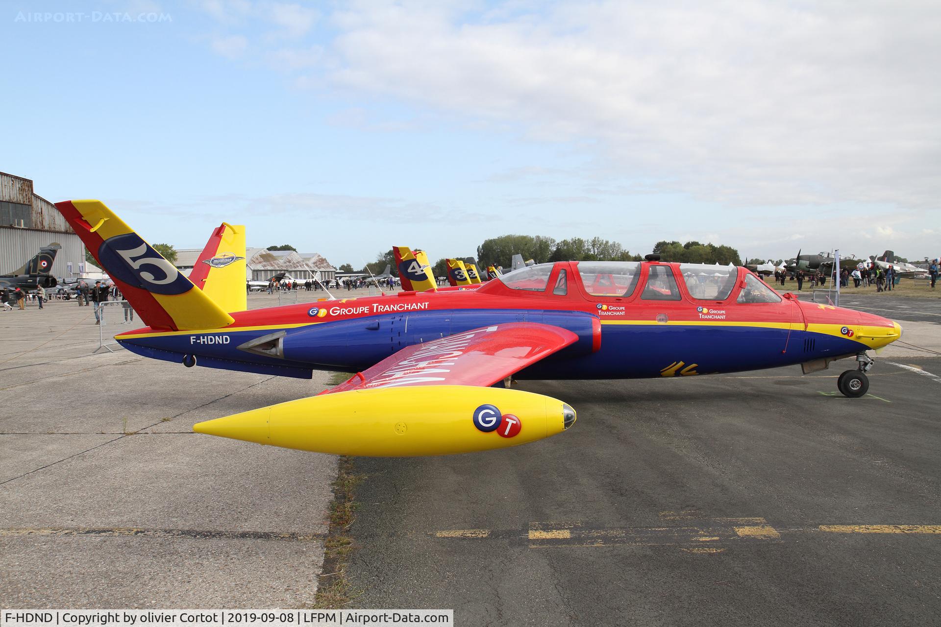 F-HDND, Fouga CM-170R Magister C/N 482, 2019 Melun airshow