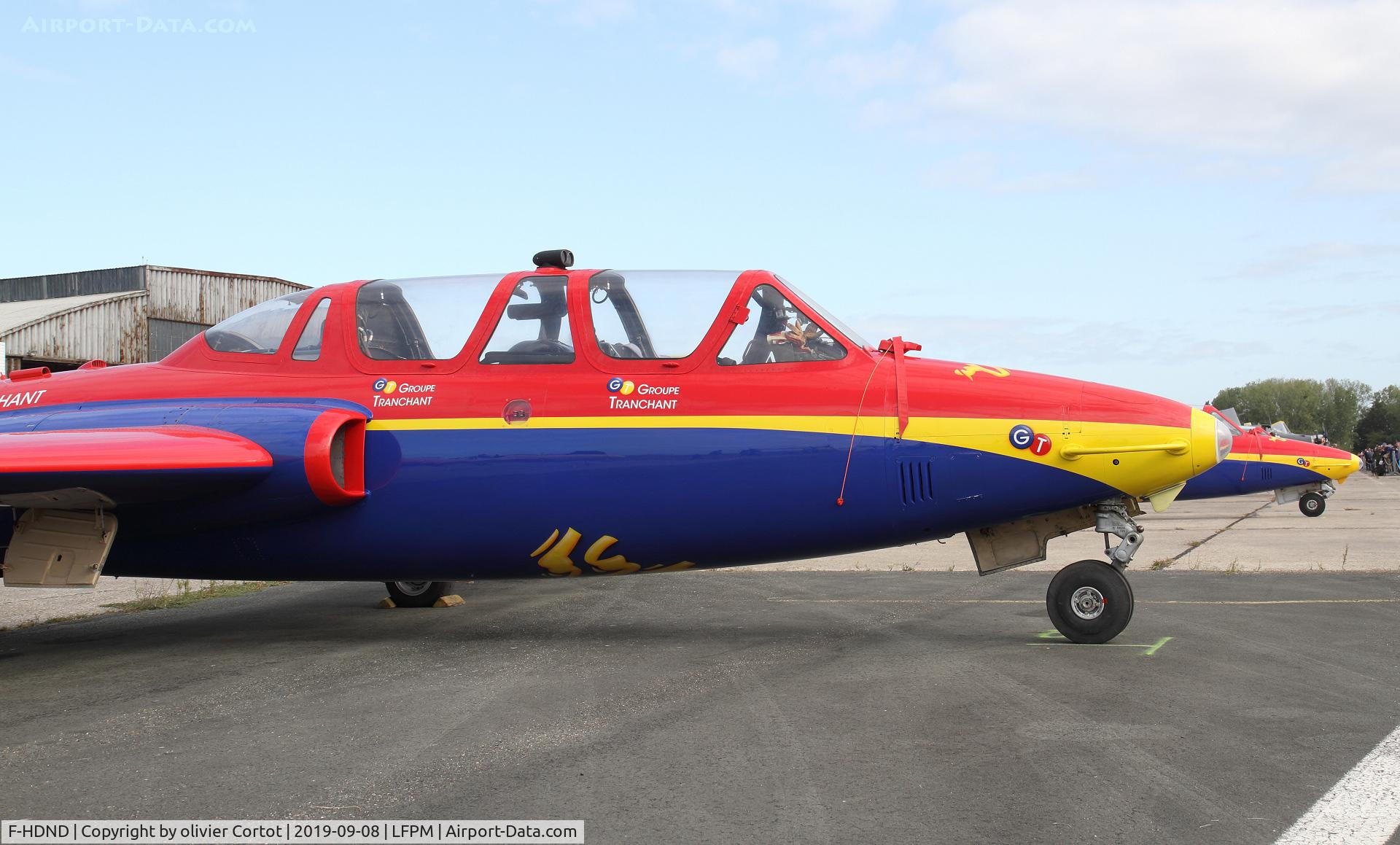 F-HDND, Fouga CM-170R Magister C/N 482, 2019 Melun airshow