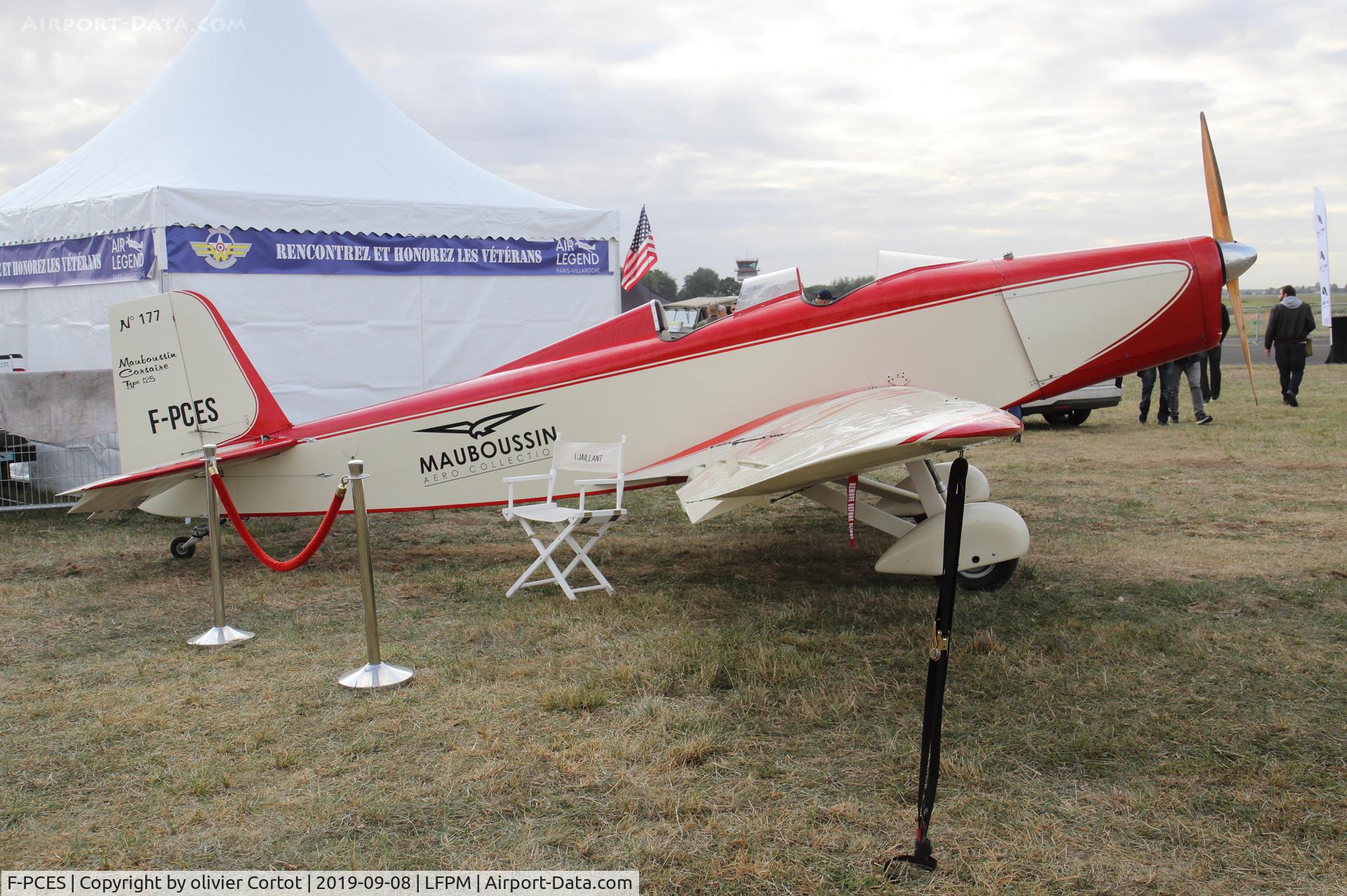F-PCES, 1938 Mauboussin M-125 Corsaire C/N 177, 2019 Melun airshow