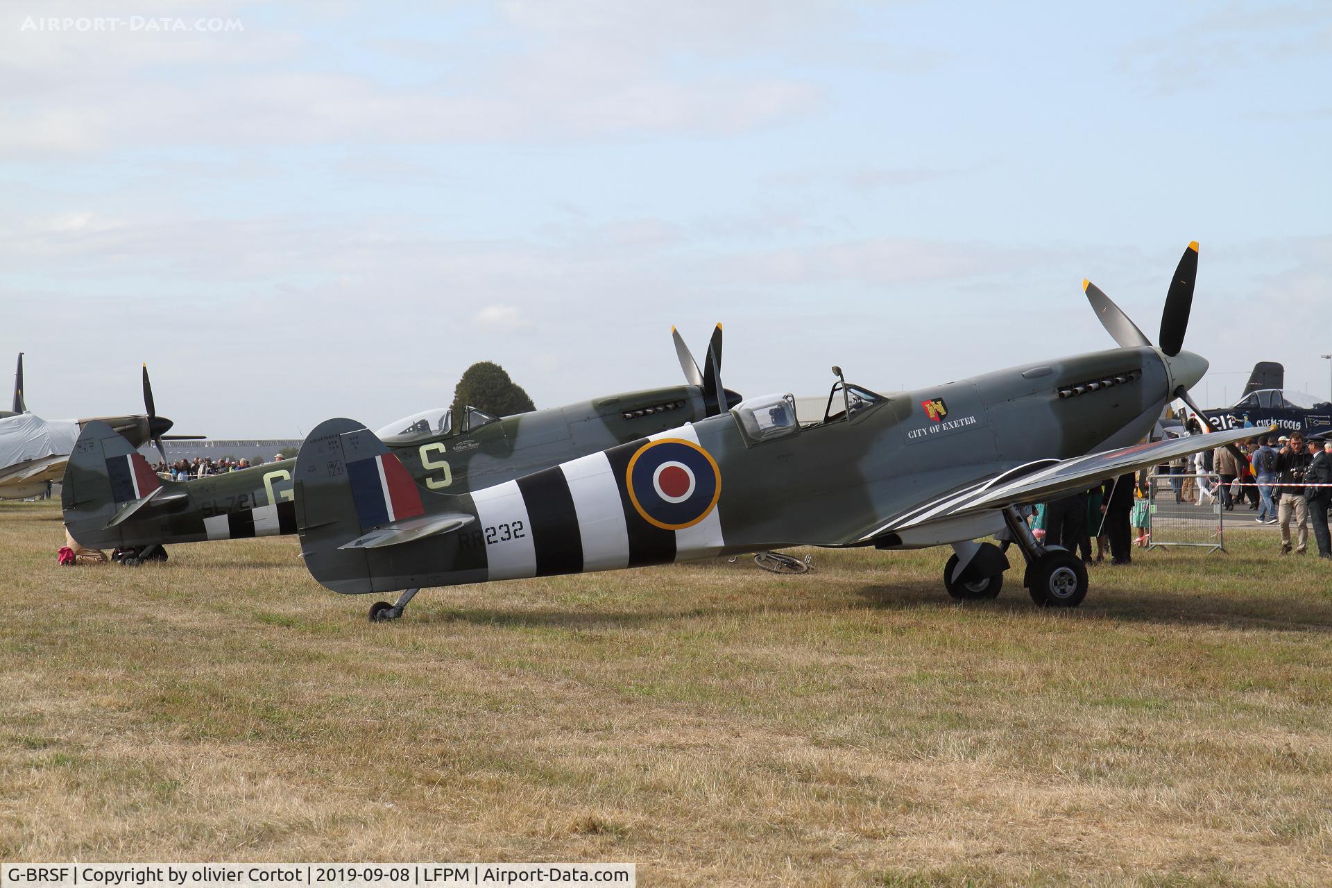G-BRSF, 1943 Supermarine 361 Spitfire HF.IX C/N CBAF.IX.3279, 2019 Melun airshow