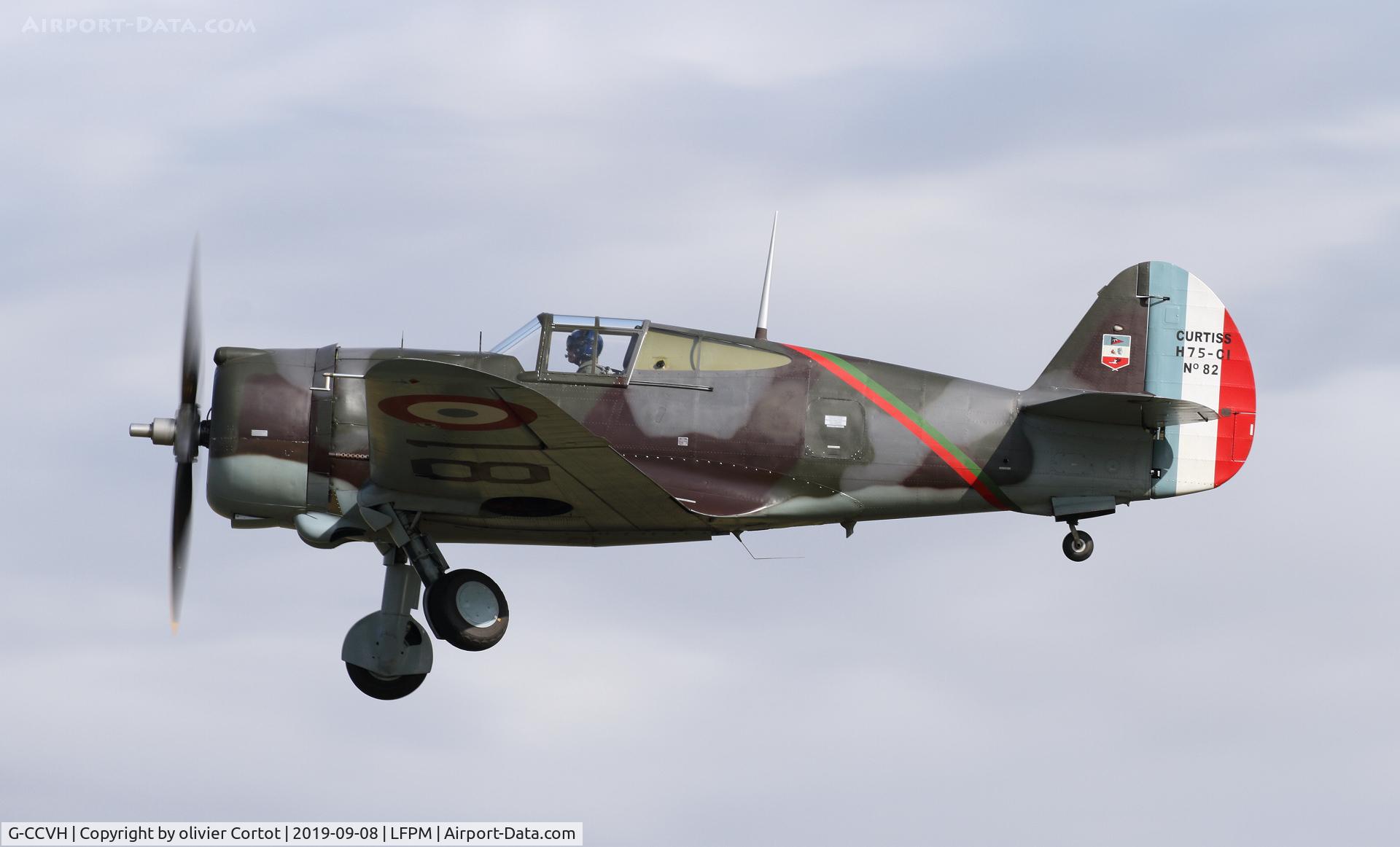 G-CCVH, 1939 Curtiss H-75A-1 C/N 12881, 2019 Melun airshow