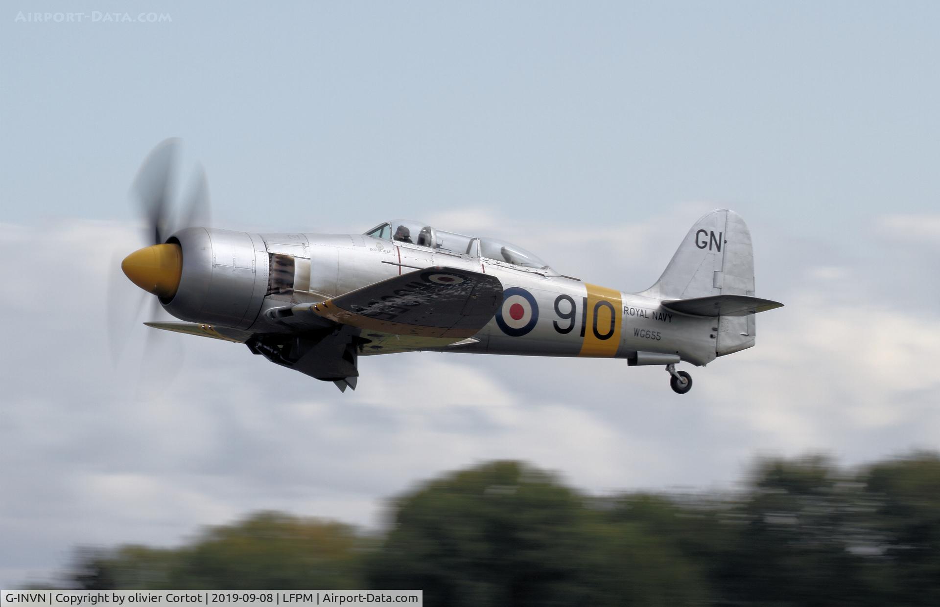 G-INVN, 1952 Hawker Sea Fury T.20 C/N 41H/636070, 2019 Melun airshow