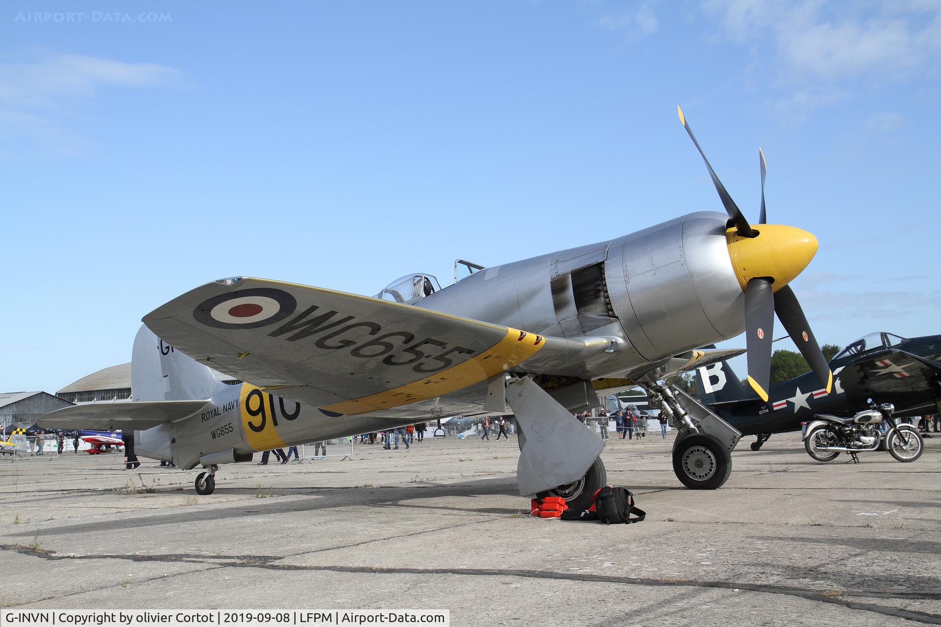 G-INVN, 1952 Hawker Sea Fury T.20 C/N 41H/636070, 2019 Melun airshow